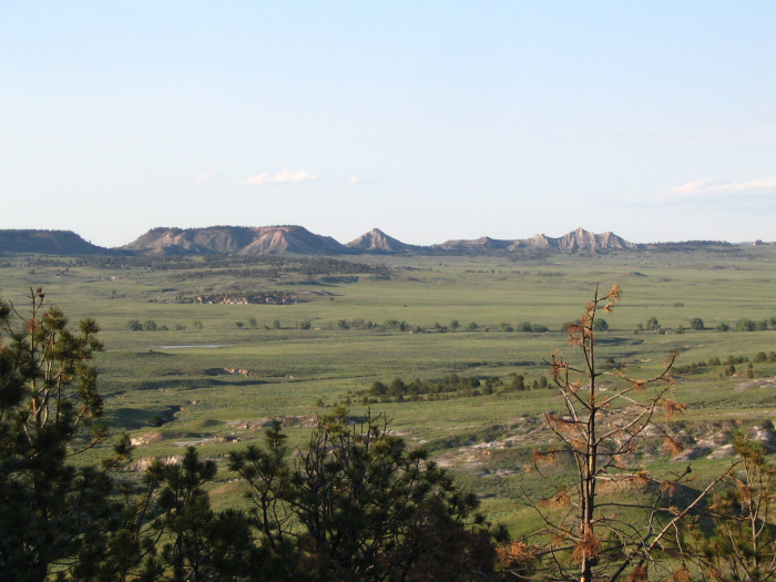 Cow Creek Buttes in the Thunder Basin Grasslands of eastern Wyoming