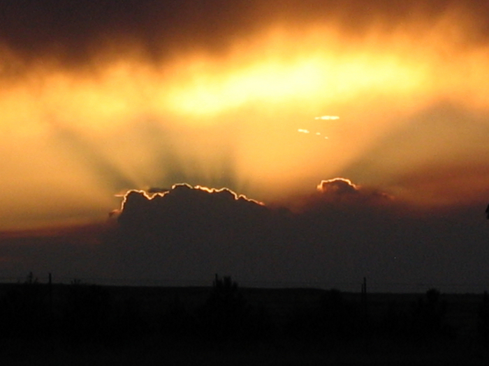 Sunset in the Thunder Basin National Grassland of eastern Wyoming